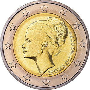 La pièce de 2 euros de Monaco 2007