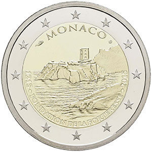 La pièce de 2 euros de Monaco 2015